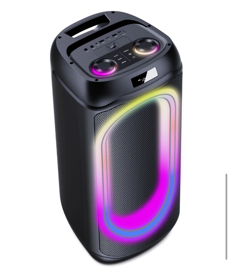 B208-04 Home Speaker BT 5.1 Rechargeable RGB LED - Image 3